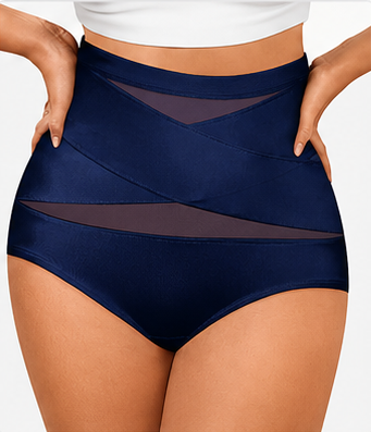 Rolig – Højtaljede shapewear-trusser med 360° støtte