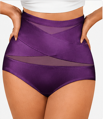 Rolig – Højtaljede shapewear-trusser med 360° støtte