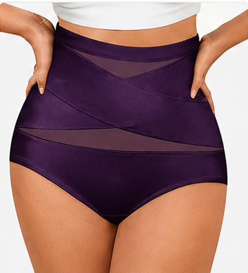 Rolig – Højtaljede shapewear-trusser med 360° støtte